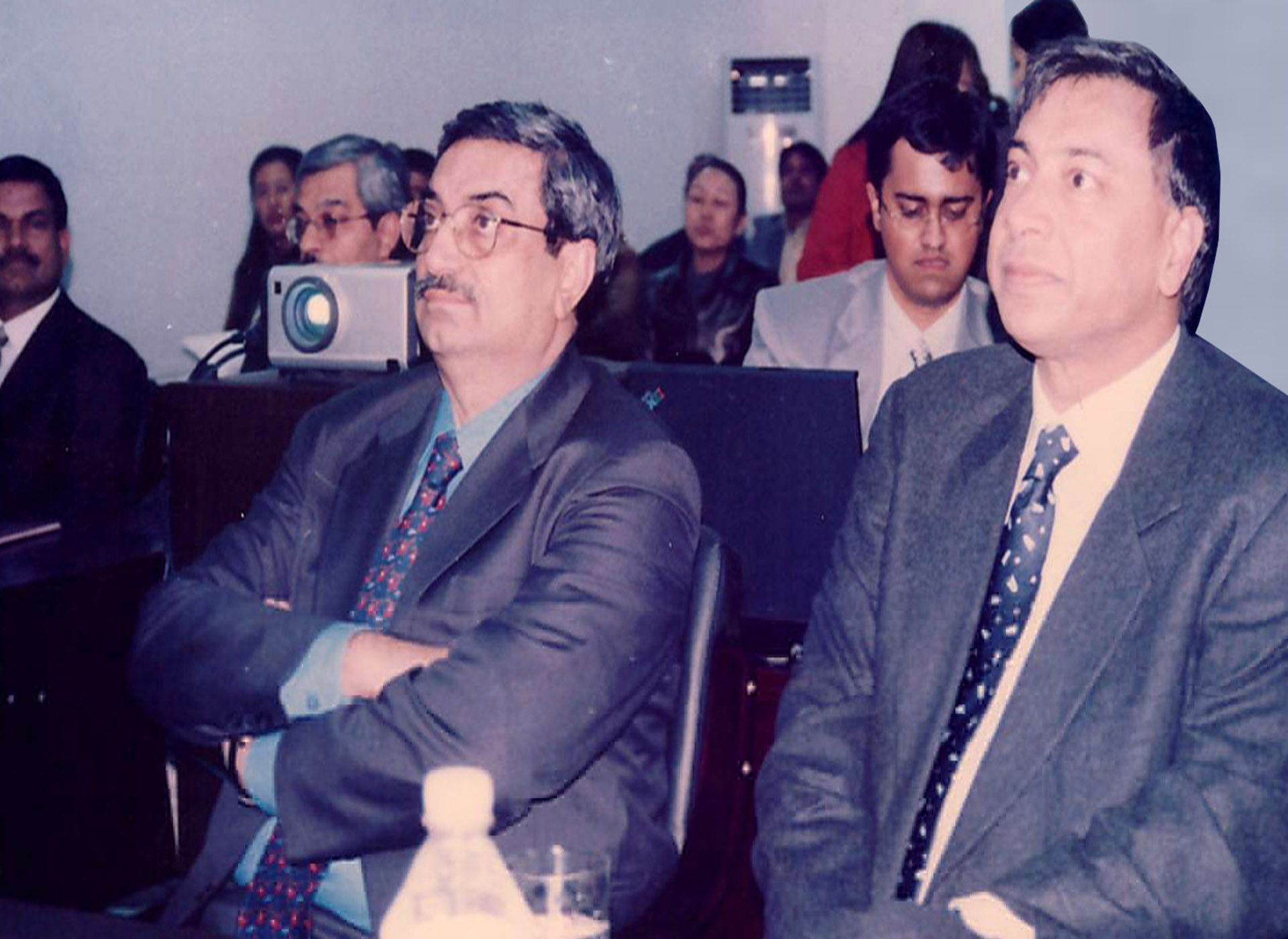 Mr. Rajeshwar Mishra with Mr. L.N Mittal